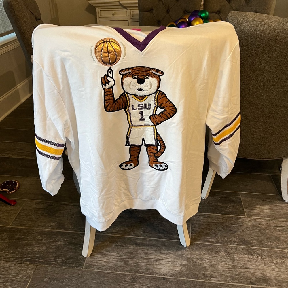 Queen of Sparkles Mike the Tiger sweatshirt size XXL